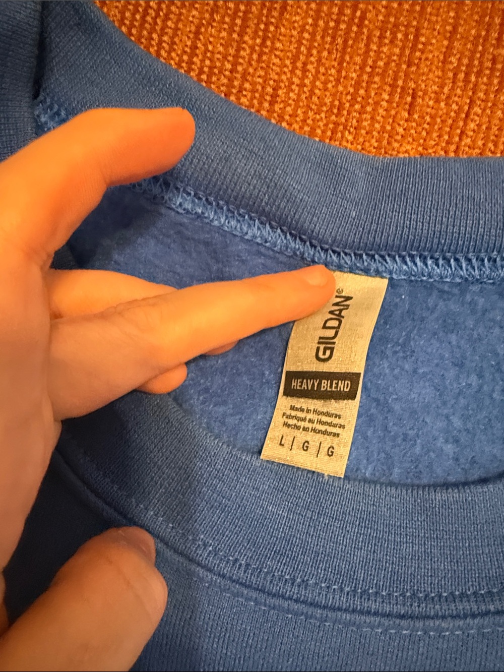 Cheatin Snakes 🐍Wayne's World Blue Graphic Crewneck Sweatshirt - RARE - Picture 3 of 5